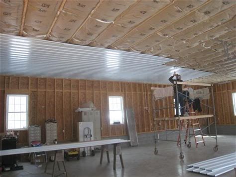 metal roofing for garage ceiling